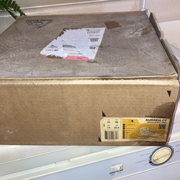 ACE 76747 Burren Black Water-Resistant Composite Toe Non-Slip Work Boot sz 15 - Picture 9 of 9